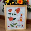 Affiche Fleur douche
