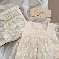 Image 5 of Lace Cream Romper 