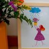 Affiche nuage de pluie