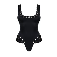 Image 2 of HMBD BLACK EYELETS SWIMSUIT