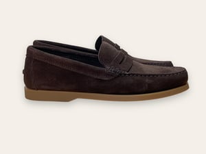 Image of Charles dark brown suede by Brugnoli