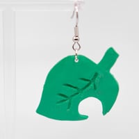 Image 2 of Animal Crossing Leaf Earrings