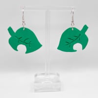 Image 1 of Animal Crossing Leaf Earrings