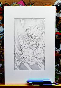 BROLY PENCIL ORIGINAL ART SIGNED