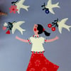 Affiche "la femme et les oiseaux"