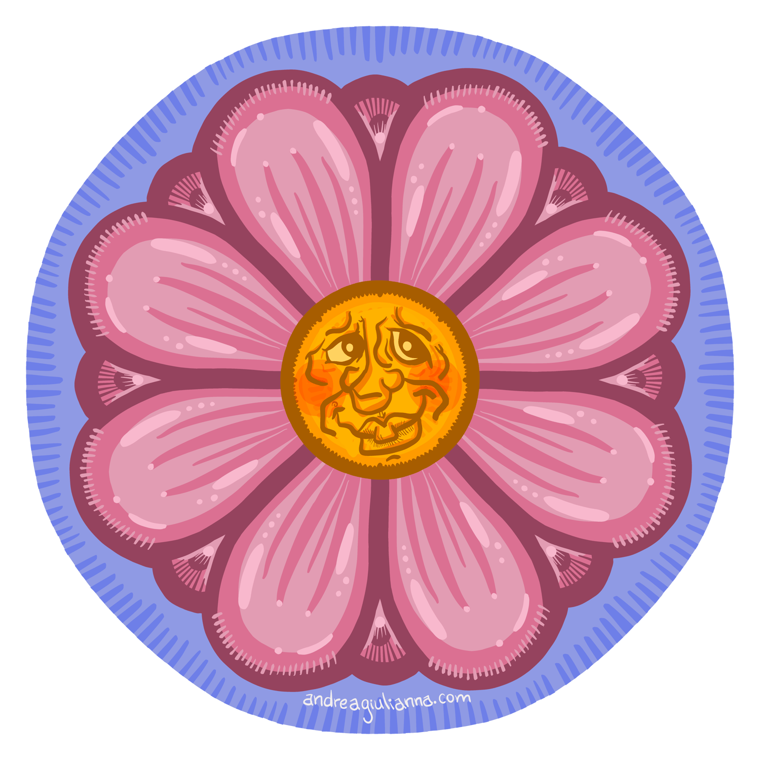 flower drink mat