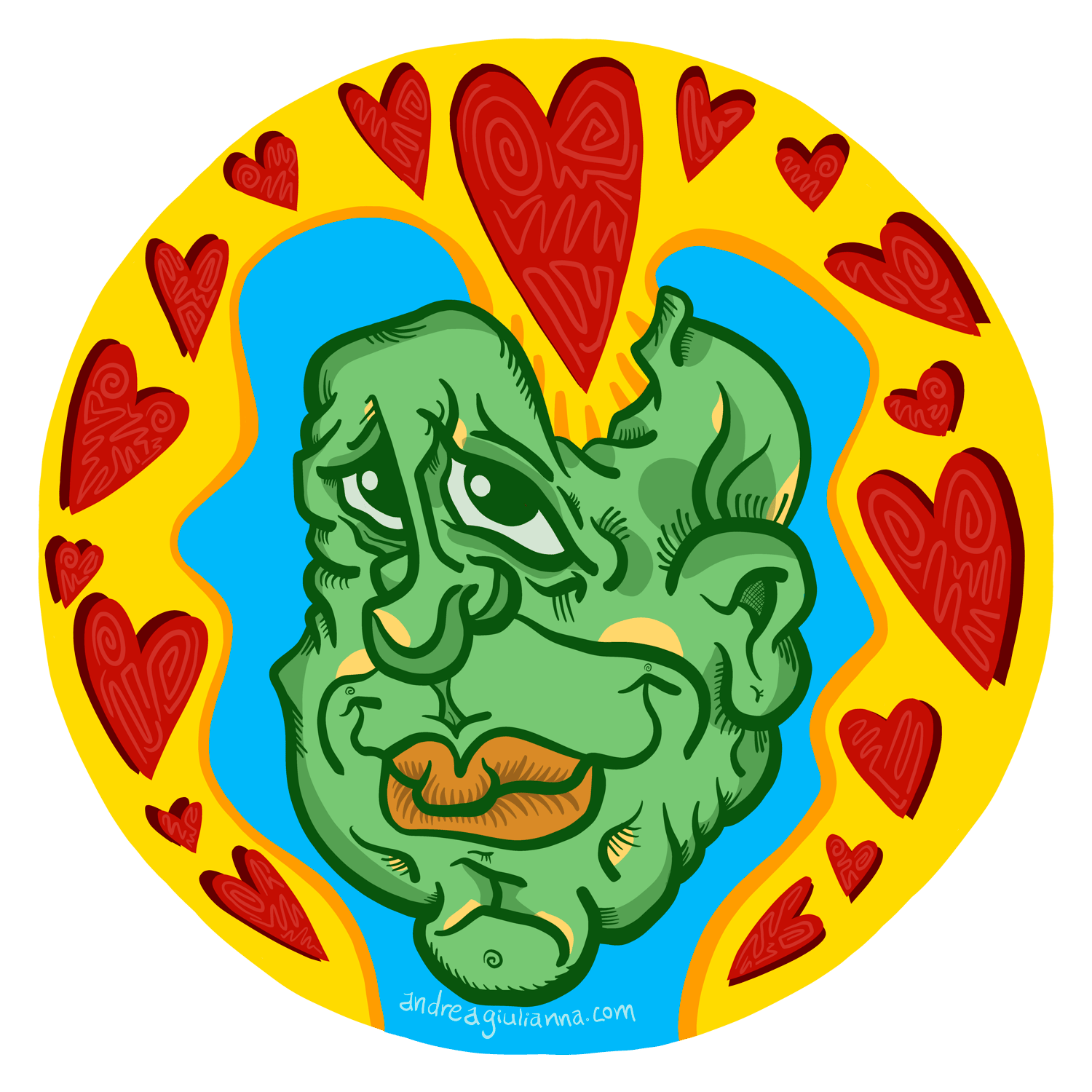 lover drink mat