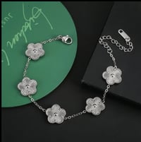Classy Silver Charm Bracelet 