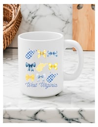 Image 1 of West Virginia Coquette Bows Mug