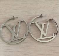 Silver Hoops