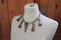 Image 4 of Dead Good XL tea stained bone amulet 