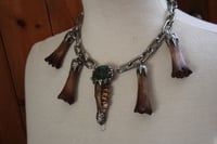 Image 3 of Dead Good XL tea stained bone amulet 