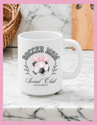 Image 1 of Soccer Mom Social Club Mug