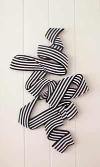 Image 1 of Mini Ribbon No.2 Black & White Print Preorder