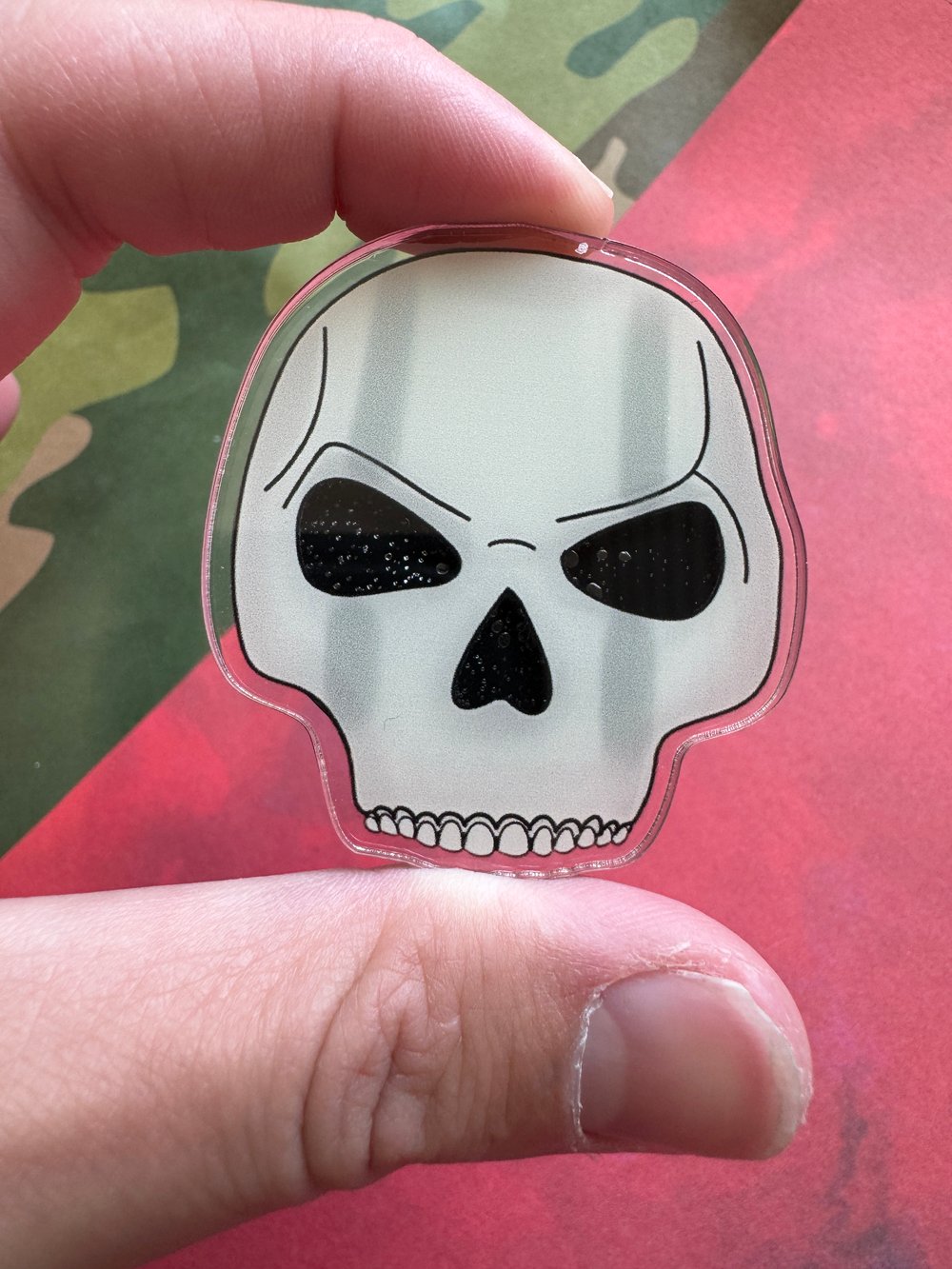 Image of Military Pookie Acrylic Phone Grips