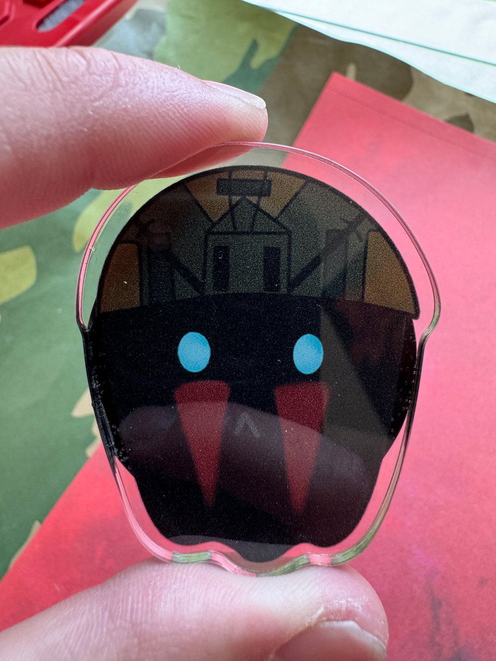 Image of Military Pookie Acrylic Phone Grips