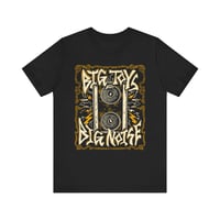 “Big Toys, Big Noise” Shirt (Yellow+White ink) ***PREORDER***