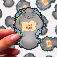 Image 1 of Toma Agua - Sticker Waterprood