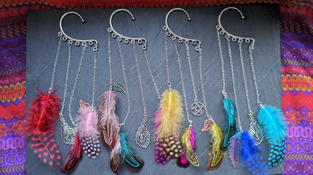 Feather Ear Cuffs - Hippy Chicks