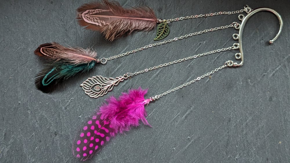 Feather Ear Cuffs - Hippy Chicks