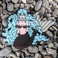 3" Mermaid Pin - Goth Series Pin (LE20)