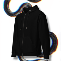 Image 2 of LETHAL JUSTICE SERPENTS Zipup Hoodie • NOIR