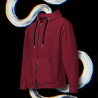 Image 2 of LETHAL JUSTICE SERPENTS Zipup Hoodie • BRGDY