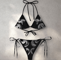 Image 1 of LETHAL SERPENTS 2pc Bikini • NOIR