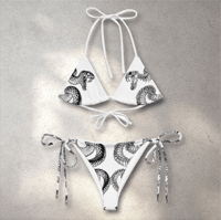 Image 1 of LETHAL SERPENTS 2pc bikini • WHITE