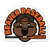 Beaver Baseball (Sticker)