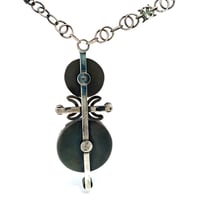 Image 2 of Double Crescent Sigil Necklace