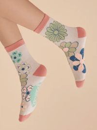 Kaleidoscope Floral Crew Socks