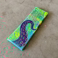 Image 2 of Purple Tendie (Green background) painting