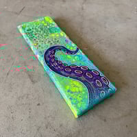 Image 1 of Purple Tendie (Green background) painting