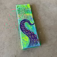 Image 3 of Purple Tendie (Green background) painting