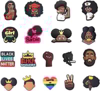 Black Pride Croc Jibbitz