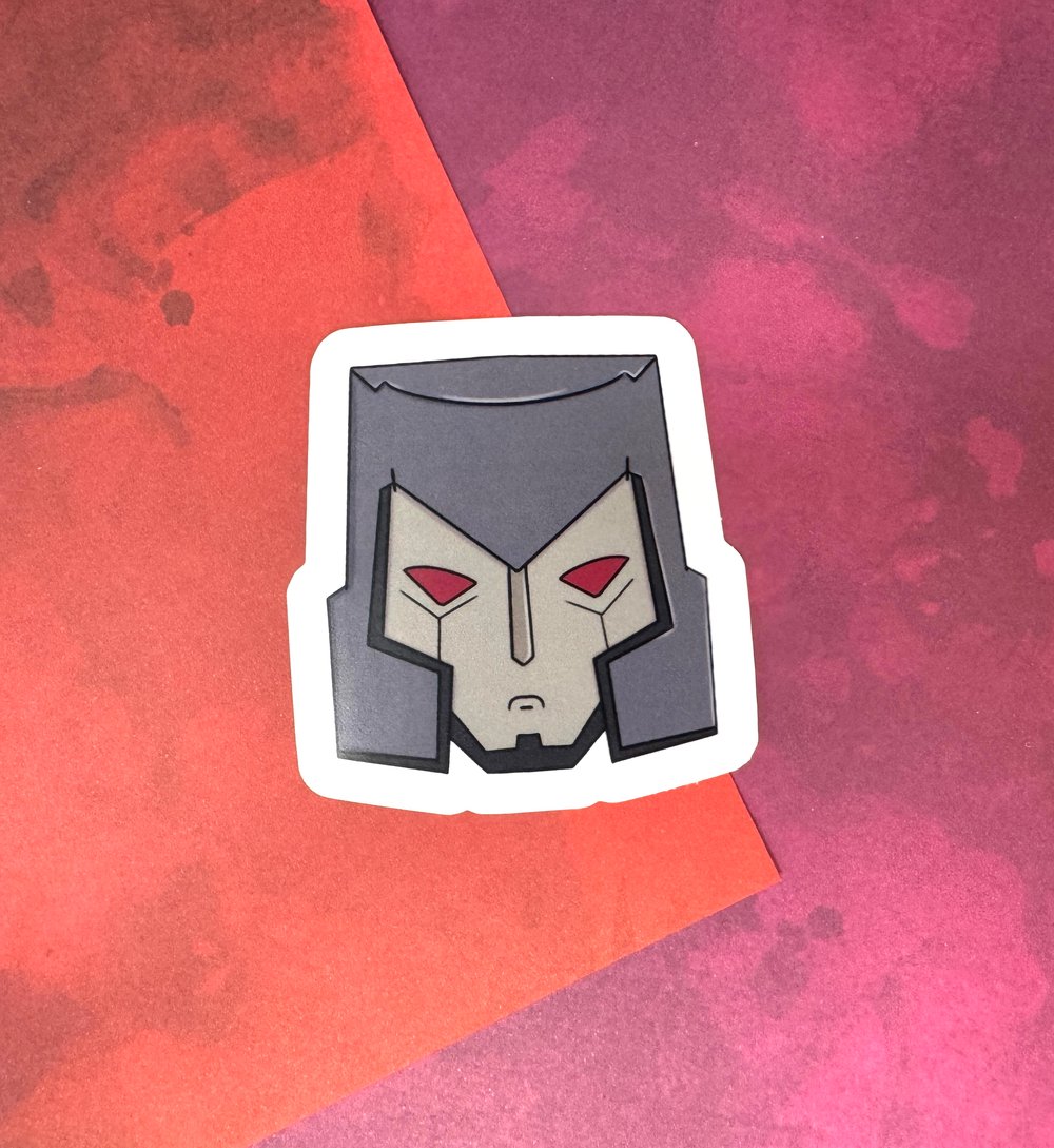 Image of Alien Robot Villain Sticker