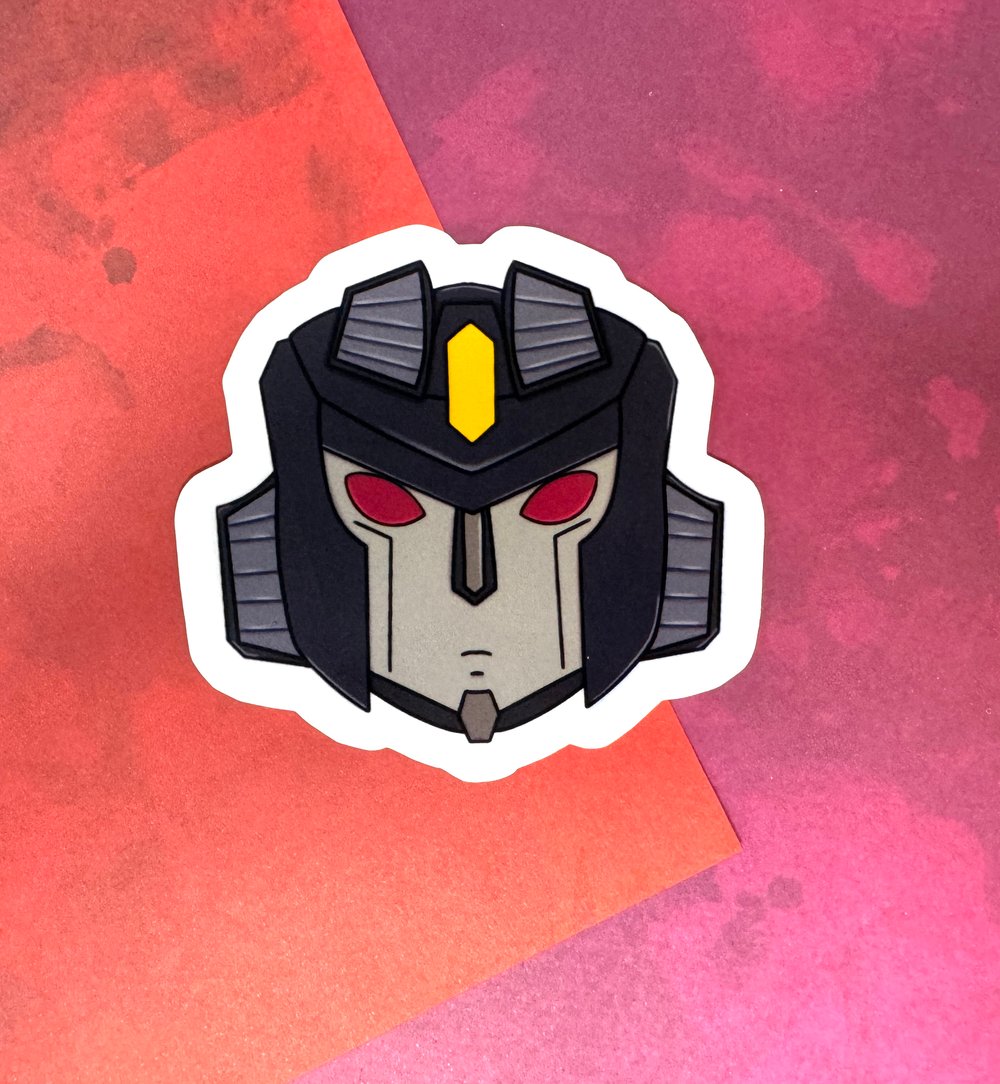 Image of Alien Robot Villain Sticker
