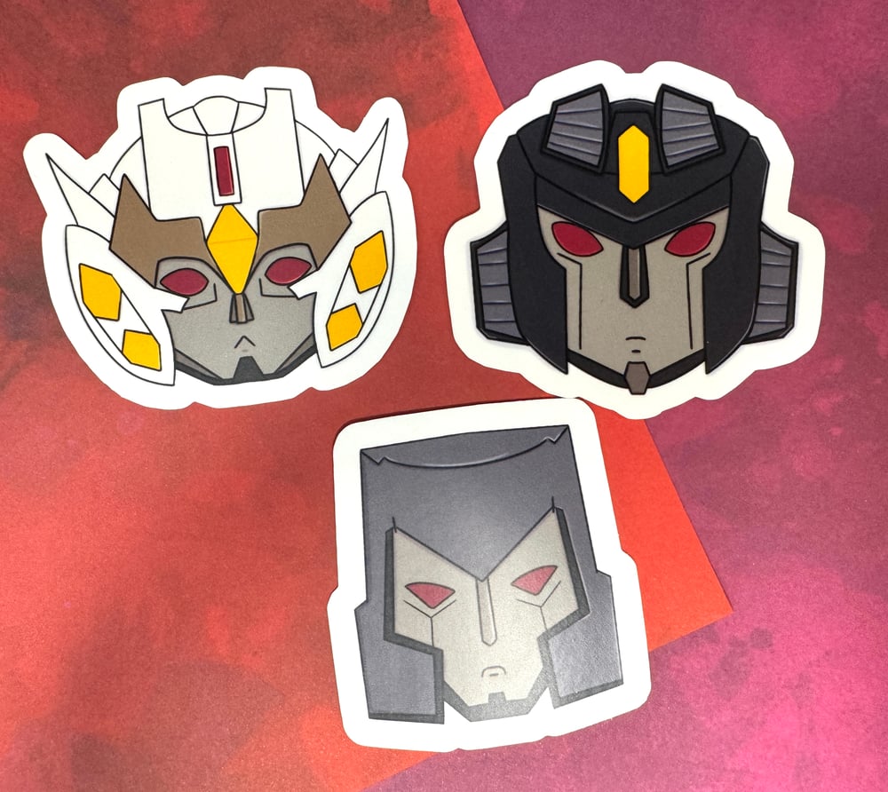 Image of Alien Robot Villain Sticker