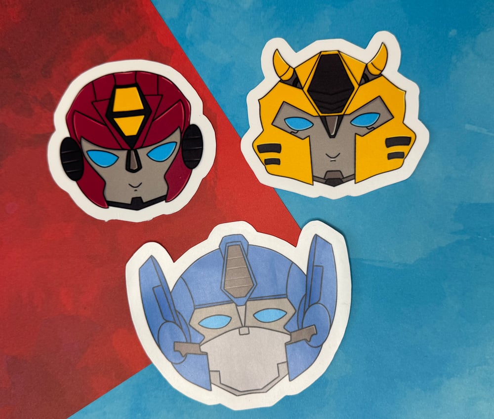 Image of Alien Robot Hero Stickers