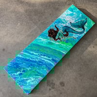 Image 1 of Mermaid Seascape painting 