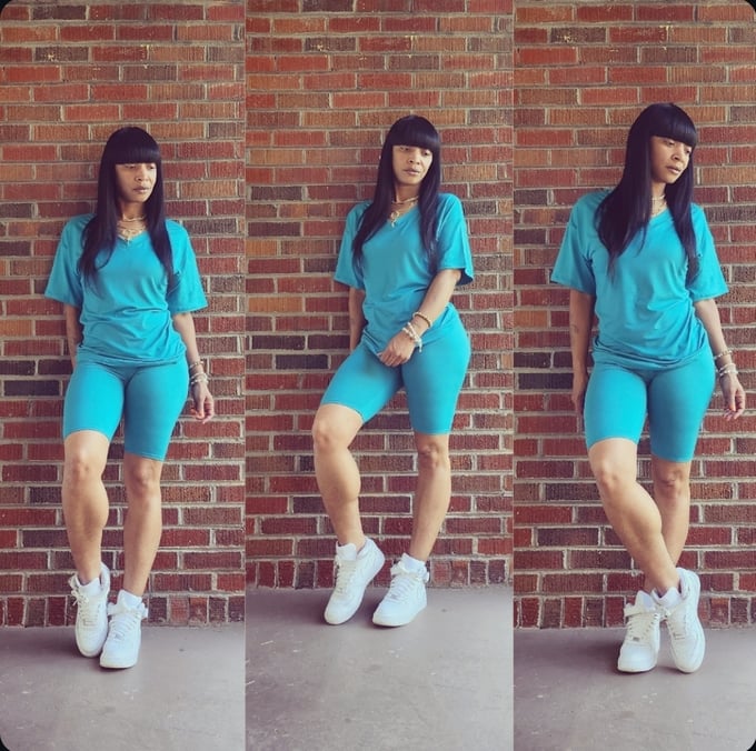 Image of Biker Short Set's (Teal)