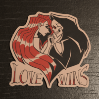 LOVE WINS Sticker