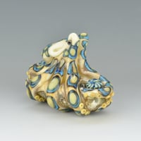 Image 3 of XXXL. Poisonous Blue Ringed Octopus - Flamework Glass Octopus Sculpture