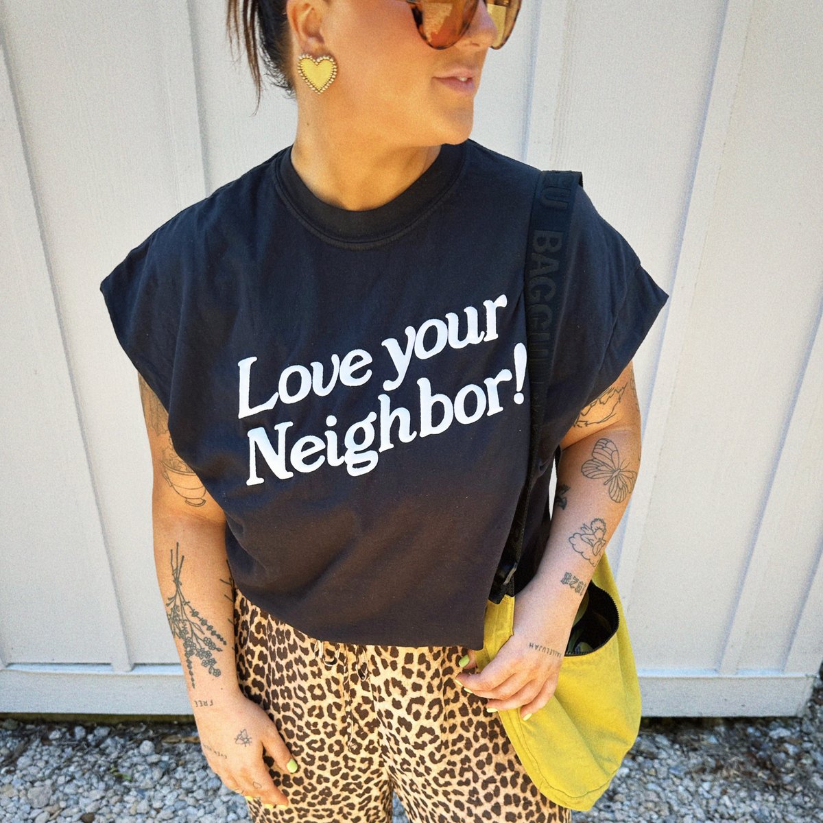 Image of black tee