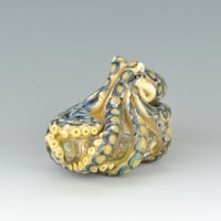 Image 8 of XXXL. Triton's Blue Ringed Octopus - Flamework Glass Sculpture