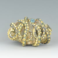 Image 12 of XXXL. Triton's Blue Ringed Octopus - Flamework Glass Sculpture