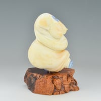 Image 7 of XXL. Curvy Ivory Goddess- Lampwork Sculpture Bead