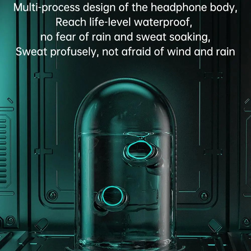 New Original M25 Bluetooth 5.3 TWS Wireless Headphones with LED Display Stereo Headset Touch Control