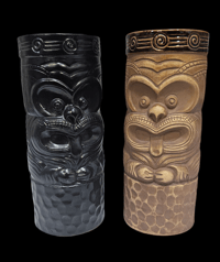 Image 1 of Vintage Set of Detroit Mauna Loa Mugs FREE SHIPPING 